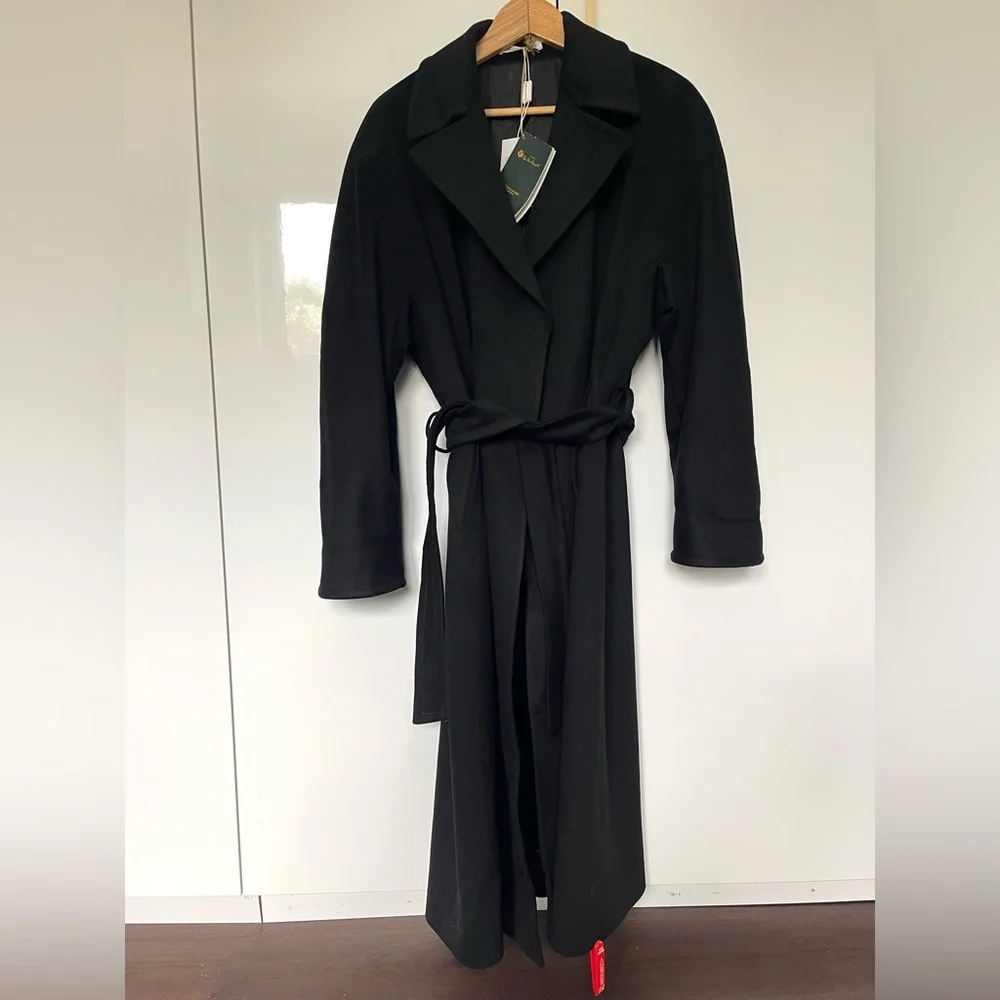 LORO PIANA CAPOLAVORO 100% virgin wool COAT JACKET Italy - Picture 2 of 10